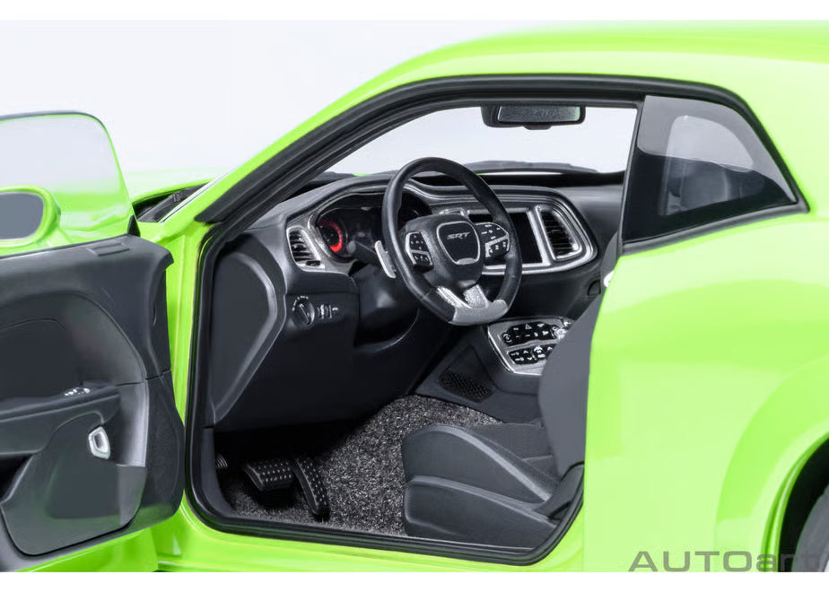 [ Back-order ] AUTOart 71769 1:18 Dodge Challenger SRT Super Stock 23 Metallic Lime Green model car