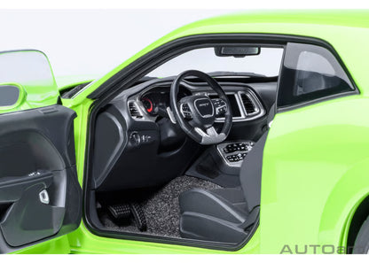 [ Back-order ] AUTOart 71769 1:18 Dodge Challenger SRT Super Stock 23 Metallic Lime Green model car