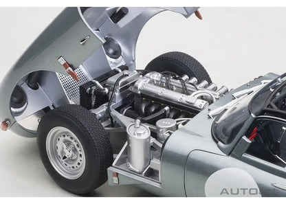 [ Back-order ] AUTOart 73646 1:18 Jaguar Lightweight E-Type Silver model car