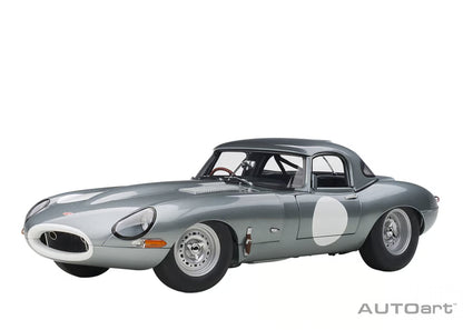 [ Back-order ] AUTOart 73646 1:18 Jaguar Lightweight E-Type Silver model car