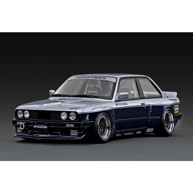 IG3717 ignition model 1:18 PANDEM 30 Silver / Blue model car