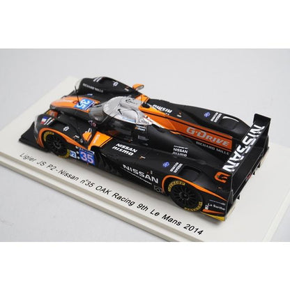 1:43 Spark S4216 Ligier JS P2 Nissan OAK Racing Le Mans 9th 2014 #35 A. Brundle model car