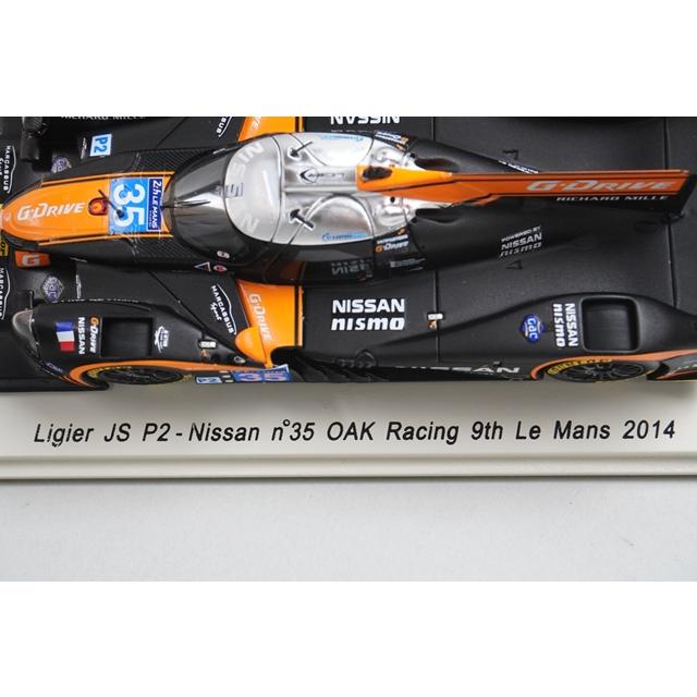 1:43 Spark S4216 Ligier JS P2 Nissan OAK Racing Le Mans 9th 2014 #35 A. Brundle model car