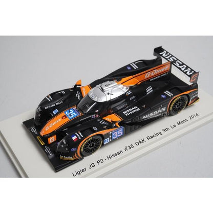 1:43 Spark S4216 Ligier JS P2 Nissan OAK Racing Le Mans 9th 2014 #35 A. Brundle model car