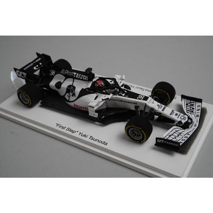 1:43 SPARK FS40 F1 Scuderia AlphaTauri Honda AT01 Abu Dhabi Test 2020 #38 "First Step" Yuki Tsunoda