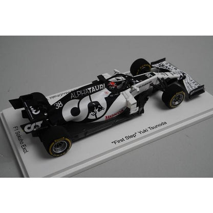 1:43 SPARK FS40 F1 Scuderia AlphaTauri Honda AT01 Abu Dhabi Test 2020 #38 "First Step" Yuki Tsunoda