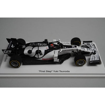 1:43 SPARK FS40 F1 Scuderia AlphaTauri Honda AT01 Abu Dhabi Test 2020 #38 "First Step" Yuki Tsunoda