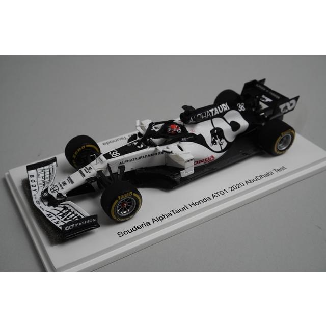 1:43 SPARK FS40 F1 Scuderia AlphaTauri Honda AT01 Abu Dhabi Test 2020 #38 "First Step" Yuki Tsunoda