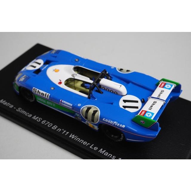 1:43 Spark 43LM73 Matra Simca MS670B Le Mans 1973 #11 H.Pescarolo G.Larousse model car