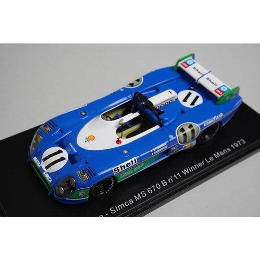 1:43 Spark 43LM73 Matra Simca MS670B Le Mans 1973 #11 H.Pescarolo G.Larousse model car