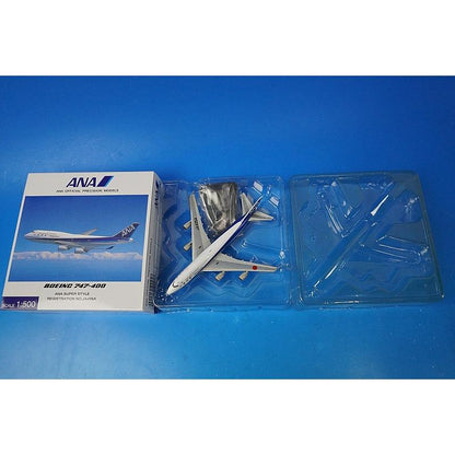 1:500 B747-400 ANA SUPER STYLE JA405A NH50025 ANA airplane model