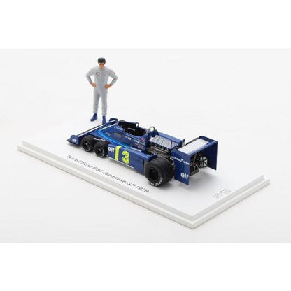 ROMU053 Spark 1:43 Tyrrell Romm Custom P34 Japanese GP 1976 J. Scheckter with standing figure