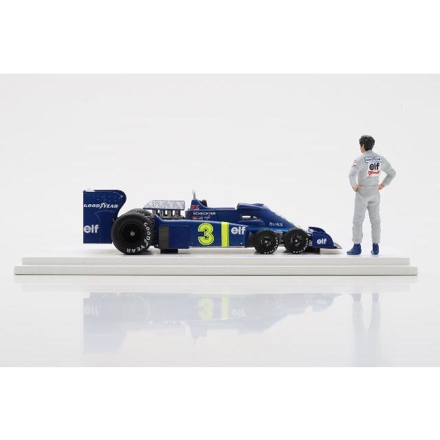 ROMU053 Spark 1:43 Tyrrell Romm Custom P34 Japanese GP 1976 J. Scheckter with standing figure