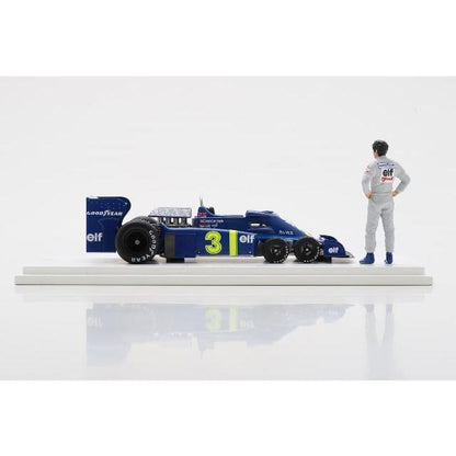 ROMU053 Spark 1:43 Tyrrell Romm Custom P34 Japanese GP 1976 J. Scheckter with standing figure