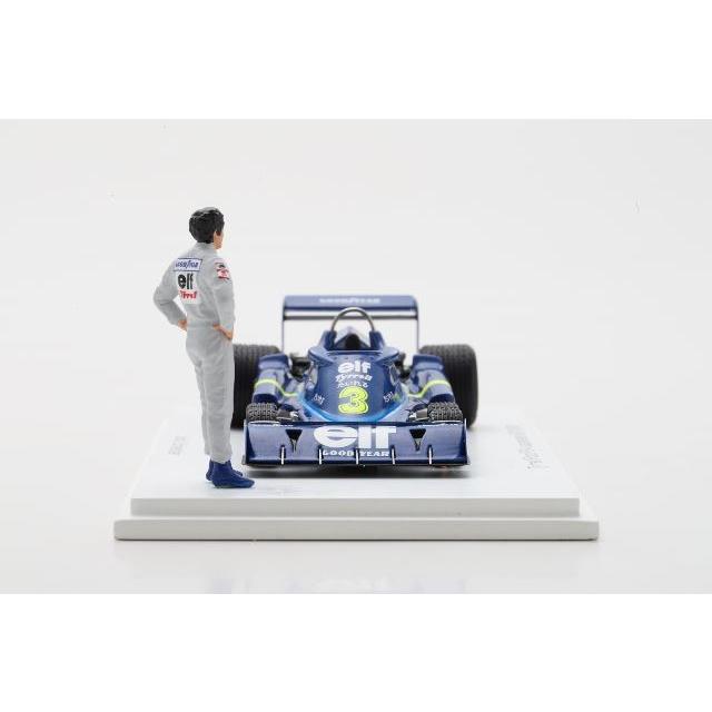 ROMU053 Spark 1:43 Tyrrell Romm Custom P34 Japanese GP 1976 J. Scheckter with standing figure