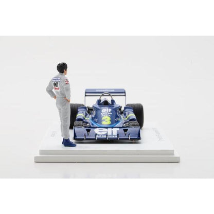 ROMU053 Spark 1:43 Tyrrell Romm Custom P34 Japanese GP 1976 J. Scheckter with standing figure