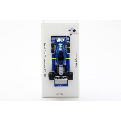 ROMU053 Spark 1:43 Tyrrell Romm Custom P34 Japanese GP 1976 J. Scheckter with standing figure