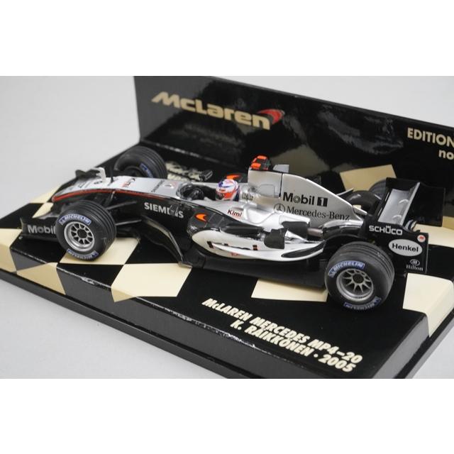 1:43 MINICHAMPS 530054309 McLaren Mercedes MP4-20 2005 #9 K. Raikkonen model car