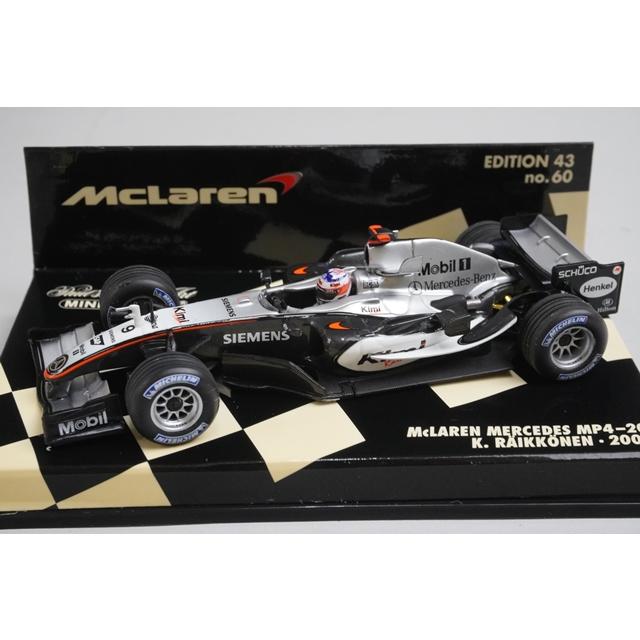1:43 MINICHAMPS 530054309 McLaren Mercedes MP4-20 2005 #9 K. Raikkonen model car