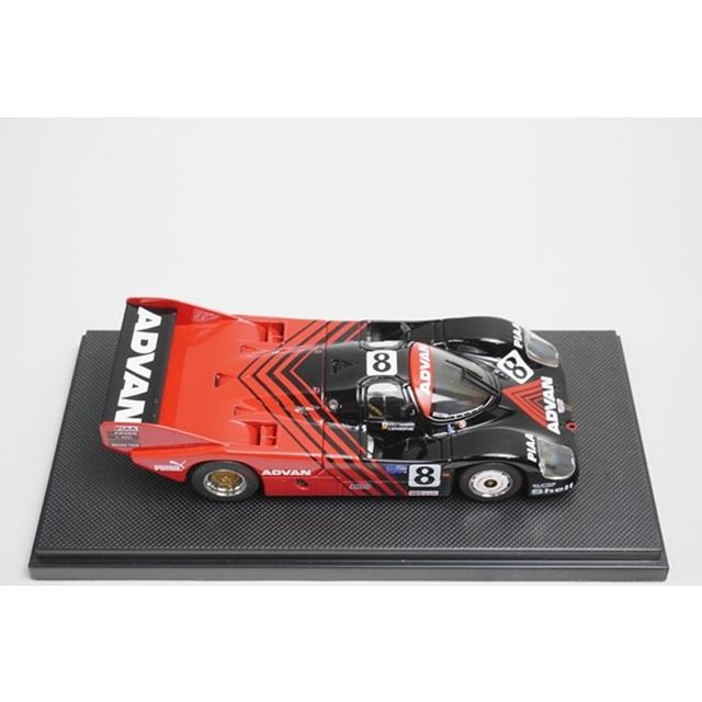 1:43 EBBRO 43892 Porsche PORSCHE ADVAN BRUN 956 WEC Fuji 1000km 1983 Black/Red #8
