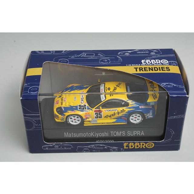 1:43 EBBRO 43111 Toyota MatsumotoKiyoshi TOM'S SUPRA JGTC2000 #35 model car