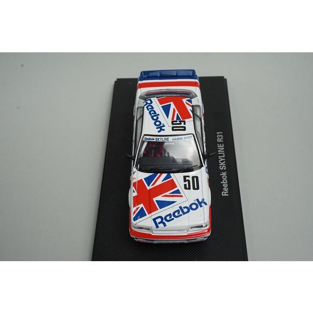 1:43 EBBRO 20558 Nissan NISSAN Reebok SKYLINE R31 #50 model car
