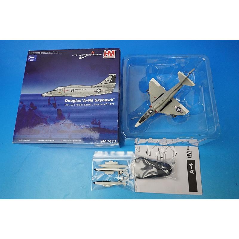 1:72 A-4M Skyhawk US Air Force Black Sheep HA1411 Hobby Master airplane model