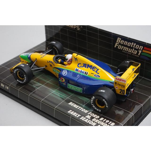 1:43 MINICHAMPS 400920120 Benetton Ford B191B First Half 1992 #20 M. Brundle model car