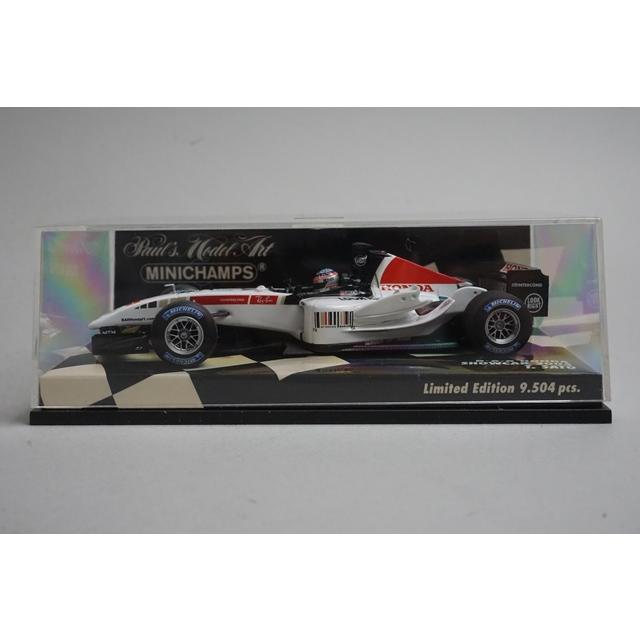 1:43 MINICHAMPS 400050074 BAR Honda Show Car 2005 #4 Takuma Sato model car