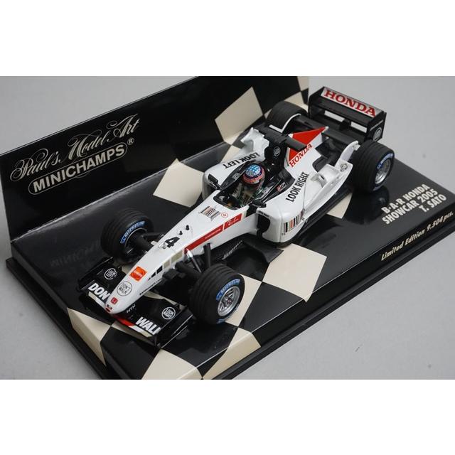 1:43 MINICHAMPS 400050074 BAR Honda Show Car 2005 #4 Takuma Sato model car