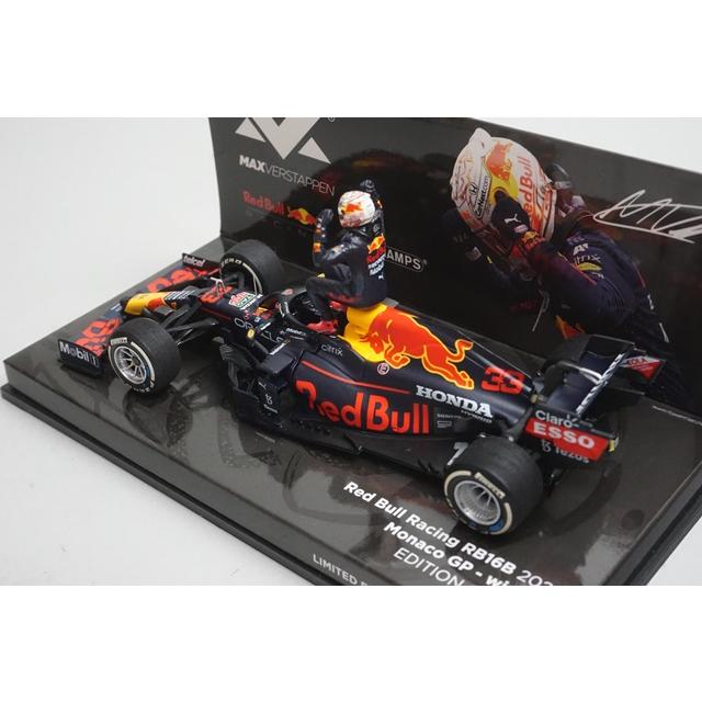 1:43 MINICHAMPS 413210533 Red Bull Racing RB16B Monaco GP 2021 #33 M. Verstappen