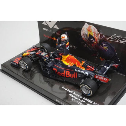 1:43 MINICHAMPS 413210533 Red Bull Racing RB16B Monaco GP 2021 #33 M. Verstappen