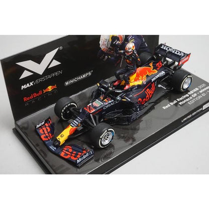 1:43 MINICHAMPS 413210533 Red Bull Racing RB16B Monaco GP 2021 #33 M. Verstappen