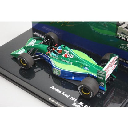 1:43 MINICHAMPS 510914301 Jordan Ford 191 Belgian GP 1991 #32 M. Schumacher model car