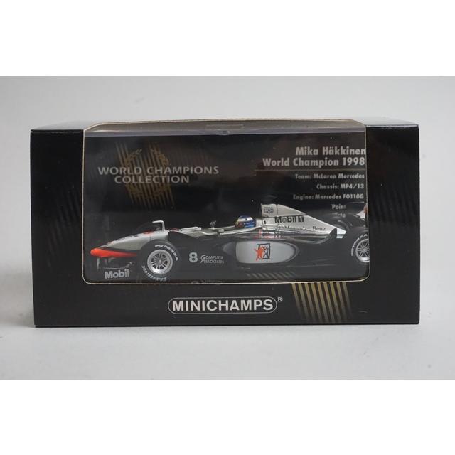 1:43 MINICHAMPS 436980008 McLaren Mercedes MP4/13 World Champion 1998 #8 model car