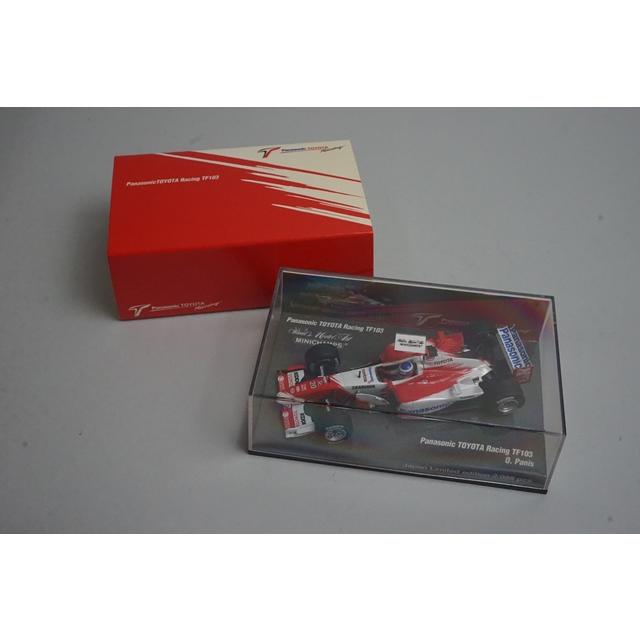 1:43 MINICHAMPS Panasonic Toyota Racing TF103 #20 O. Panis model car