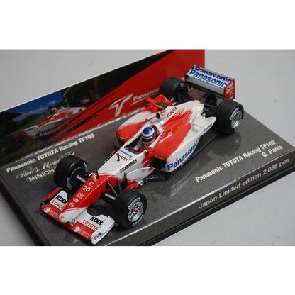 1:43 MINICHAMPS Panasonic Toyota Racing TF103 #20 O. Panis model car