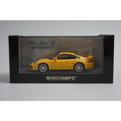 1:43 MINICHAMPS 400066300 Porsche 911 GT2 2007 Yellow model car