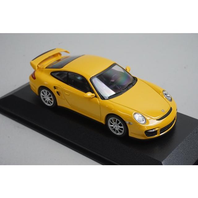 1:43 MINICHAMPS 400066300 Porsche 911 GT2 2007 Yellow model car