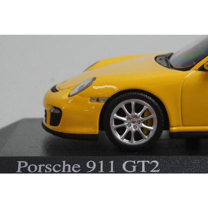 1:43 MINICHAMPS 400066300 Porsche 911 GT2 2007 Yellow model car