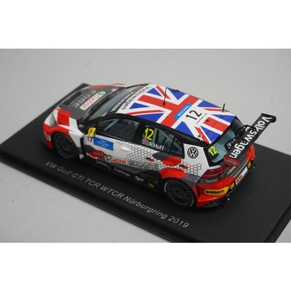 1:43 Spark S8950 VW Golf GTi TCR WTCR Nurburgring 2019 #12 R.Huff model car