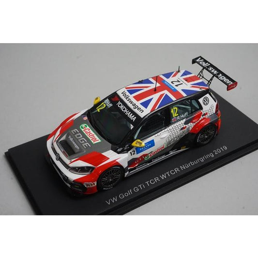 1:43 Spark S8950 VW Golf GTi TCR WTCR Nurburgring 2019 #12 R.Huff model car