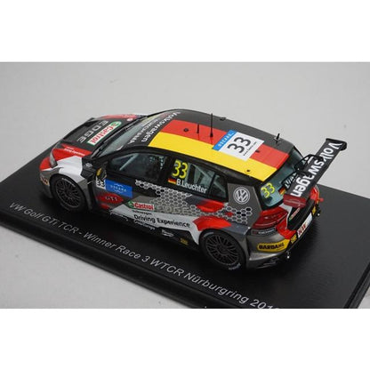 1:43 Spark S8953 VW Golf GTi TCR WTCR Nurburgring Race 3 2019 #33 B. Leuchter model car