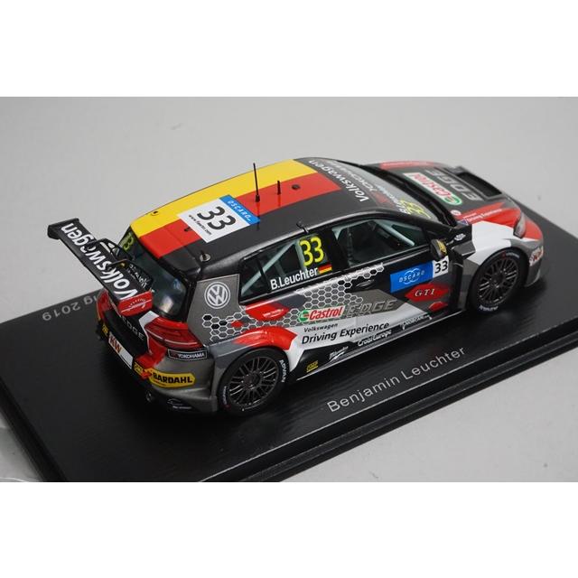 1:43 Spark S8953 VW Golf GTi TCR WTCR Nurburgring Race 3 2019 #33 B. Leuchter model car
