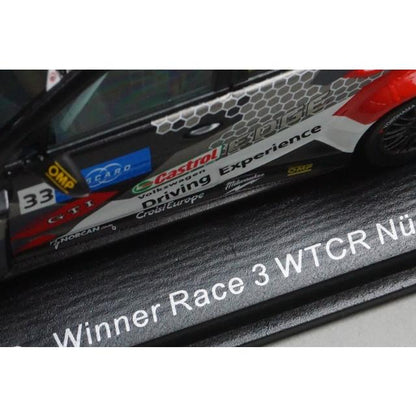 1:43 Spark S8953 VW Golf GTi TCR WTCR Nurburgring Race 3 2019 #33 B. Leuchter model car