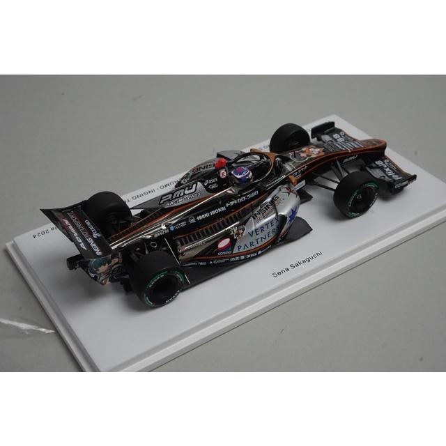 1:43 Spark SFJ037 VERTEX Celmo Inging SF23 TRD 01F Super Formula 2024 #38 model car