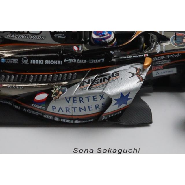 1:43 Spark SFJ037 VERTEX Celmo Inging SF23 TRD 01F Super Formula 2024 #38 model car