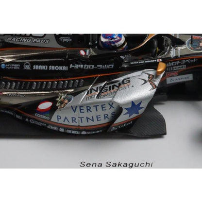 1:43 Spark SFJ037 VERTEX Celmo Inging SF23 TRD 01F Super Formula 2024 #38 model car