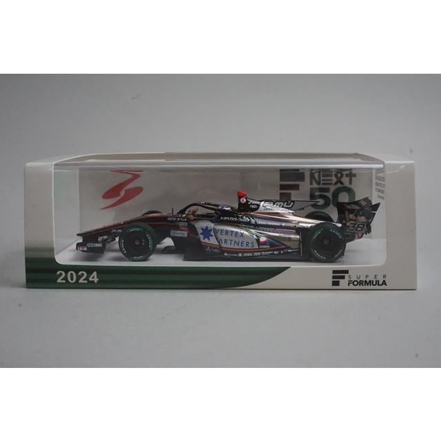 1:43 Spark SFJ037 VERTEX Celmo Inging SF23 TRD 01F Super Formula 2024 #38 model car