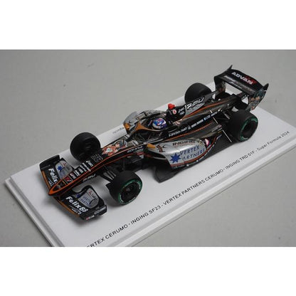 1:43 Spark SFJ037 VERTEX Celmo Inging SF23 TRD 01F Super Formula 2024 #38 model car